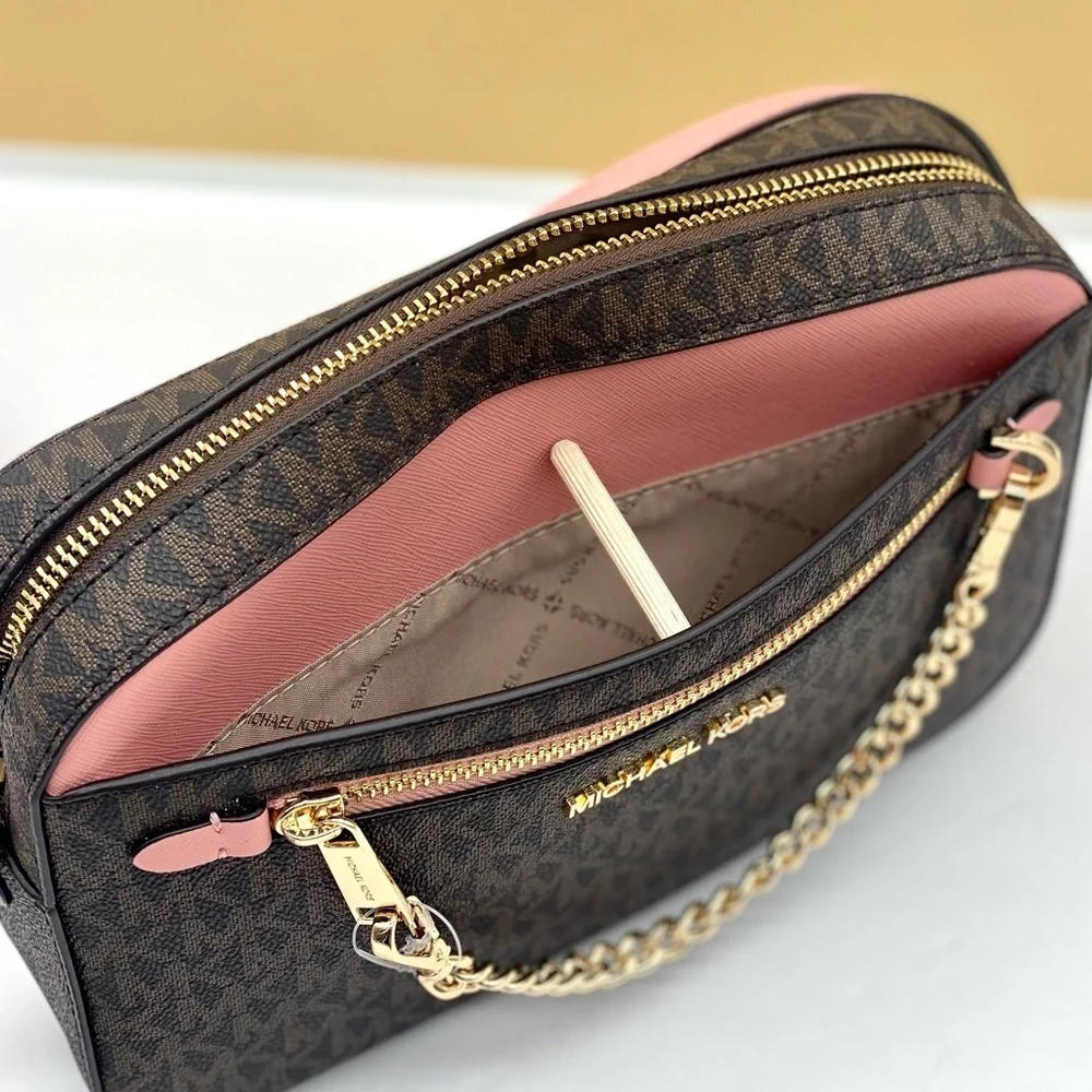 Michael Kors Jet Set Travel EW zip Chain Crossbody Primrose Multi